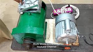 How To Make Free Energy Generator Free Electricity Generator 230v With 5kw Alternator Motor [upl. by Raven]