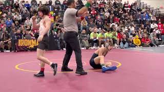 106 lbs Final Ironman DOM Munaretto St Charles East vs Tyler Dekraker Blair [upl. by Cathie]