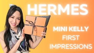 HERMES MINI KELLY ♥️ UNBOXING MY DREAM HERMES BAG♥️ [upl. by Harold]