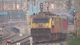 Unique “TEJAS” WAP 5 Loops OUT  Aerodynamic Cab WAP 5  LTT MAS Express [upl. by Trilbie]