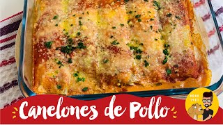 Canelones De Pollo Caseros Una Delicia  Receta Fácil y Rápida  MONO 1981 [upl. by Esma]