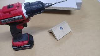 Assembling furniture  how to tighten the confirmat screws  Furniture Tools [upl. by Snapp962]