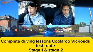 Complete driving lessons Coolaroo  VicRoads test route stage 1 and stage 2 melbourne [upl. by So]