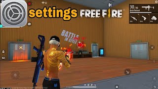 Settings ⚙️ HUD  DPI 🖤 Free Fire PC HeadShot 100🔥 [upl. by Kirred]