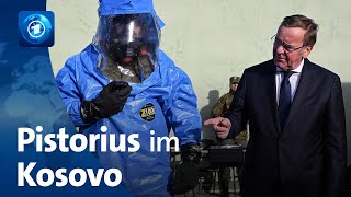 Pistorius sichert Kosovo Unterstützung zu [upl. by Ijok235]