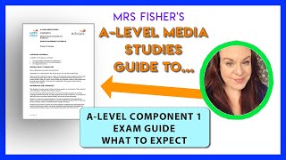 ALevel Media Studies  Component 1  what to Expect [upl. by Suinotna840]