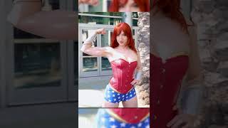 Wonder woman in action wonderwoman supeheroes movieworld warnerbros goldcoast themepark fun [upl. by Erminie]