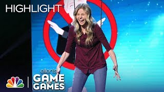 Player Bets Ellen Likes the quotFquot Word on Dont Leave Me Hanging  Ellens Game of Games 2019 [upl. by Ahsieken314]