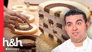 Buddy comparte el paso a paso para hacer su famoso pastel de ajedrez  Cake Boss  Discovery HampH [upl. by Maryn]