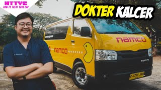 MOBIL LANGKA HIACE TREPES  PAKE BAN AT KALCER GILA  MODIFIKASI HIACE [upl. by Eanahc]