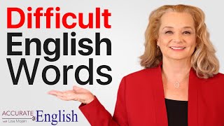 Difficult English Words  pronunciation lesson  dropped syllables  Accurate English [upl. by Ailssa]