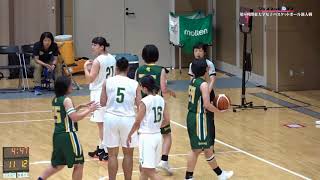 関東大学女子バスケ2018新人戦準決勝、東京医療保健大学vs専修大学 [upl. by Ala]