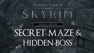 Skyrim Special Edition Secret Maze amp Hidden Boss Shalidors Maze [upl. by Aenet]