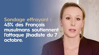 Sondage effrayant  45 des Français musulmans soutiennent lattaque jihadiste du 7 octobre [upl. by Naget]