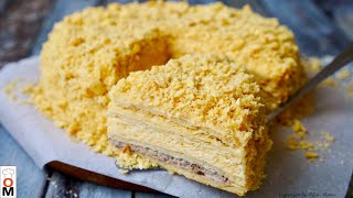 Закусочный Торт «НАПОЛЕОН» сама нежность  Snack Cake quotNAPOLEONquot very tender [upl. by Horgan]