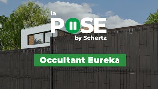 Tutoriel de pose Schertz  comment poser loccultant Eureka sur une clôture rigide [upl. by Raual]