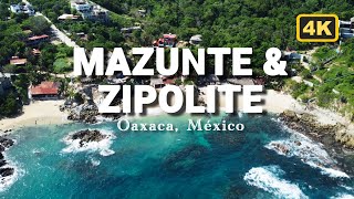 Flying Over Mazunte y Zipolite Oaxaca México [upl. by Enileqcaj]