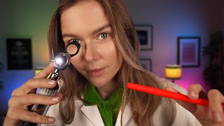 ASMR Annual General Check Up  Soft Spoken Medical RP Eye Exam Ear Exam Cranial Nerves ENT [upl. by Demmy]