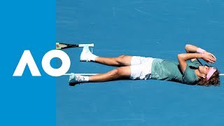 Tsitsipas winning tiebreak QF  Australian Open 2019 [upl. by Akit291]