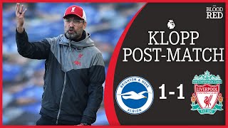 Jurgen Klopp Reacts to Controversial VAR Penalty Decision  Brighton 11 Liverpool [upl. by Beverley]