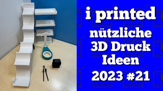 l printed  nützliche 3D Druck Ideen 💡 zum selber Drucken 2023 21  3D Drucker  Druckvorschläge [upl. by Kablesh]