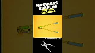 MAQUINAS SIMPLES VENTAJA MECANICA physics mecanica mechanic ingenieria ciencia science force [upl. by Elyr24]