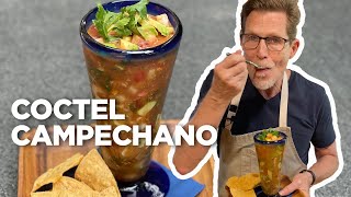 Rick Bayless quotCoctel Campechanoquot Deluxe Seafood Cocktail [upl. by Elreath]