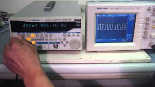 IWATSU ELECTRIC SG4105 Function Generator 動作確認 [upl. by Salb371]