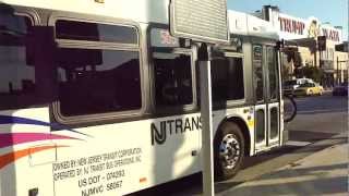 NJT Bus 1 EXCLUSIVE 2012 NABI 31LFW Route 505 Bus 1601 on Atlantic Ave Aug 5 2012 [upl. by Melodie]