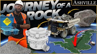 How Does a Rock Get From a Quarry to a Construction Site [upl. by Benn]