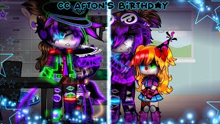 CC Aftons Birthday  Afton Family  FNAF  SparkleAftøn [upl. by Lika785]