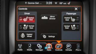 HeatedVented SeatsSeat heaters and ventilated seats in 2018 Jeep Cherokee [upl. by Eelymmij]