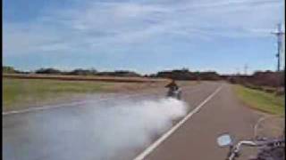 Boss Hoss 110 mph burnout [upl. by Vaios]