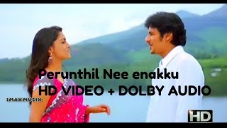 Perunthil Nee enakku jannal oram Song hd  1080P HD DOLBY MIX  Best Quality  Jeeva  Pori [upl. by Ydnih]