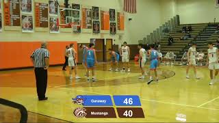 2020 Claymont Varsity Basketball vs Garaway [upl. by Dowd]