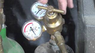 Upgrading the oxyacetylene regulators with new gauges and flashback arrestors [upl. by Maitland]