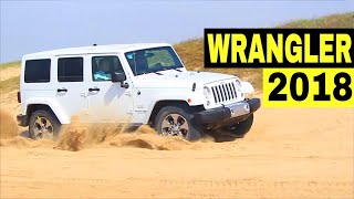 Jeep Wrangler Sahara 2018 4x4  Todo Terreno Sin Límites En La Playa [upl. by Ecinereb]