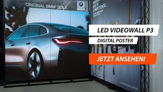 Videowall mobil für Messestand – P3 Poster – Digital Signage [upl. by Jenne]