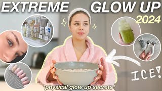 EXTREME 2024 GLOW UP physical self  self care habits  tips beauty treatments wellness rituals [upl. by Ruomyes371]