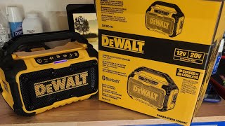 Dewalt DCR010 jobsite bluetooth speaker 3 month review nice 👌 [upl. by Huttan401]