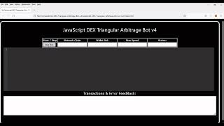 Triangular Arbitrage Bot v4 has been released and pulls massive profit ETHBNBMatic full audit done [upl. by Maletta713]