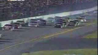 2007 Daytona 500Blaney and Schrader Crash [upl. by Diamond]