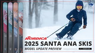 2025 Nordica Santa Ana Womens Ski Collection Intro and First Impressions with SkiEssentialscom [upl. by Kearney]