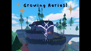 My First Video  Growing Aeries Creatures of Sonaria [upl. by Dibri]