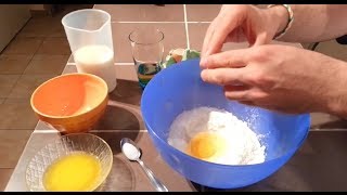 Recette de la pâte à crêpes facile et rapide [upl. by Maharva]