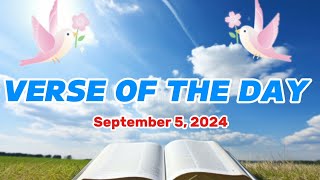 VERSE OF THE DAY SEPTEMBER 5 2024 [upl. by Turk]