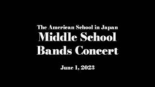 June 1 2023  Middle School Bands Concert [upl. by Edin]