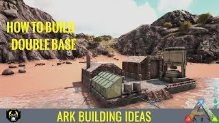 HOW TO BUILD A PVE DOUBLE BASE RAGNAROCK  ARK SURVIVAL [upl. by Kiley583]