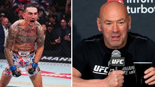 quotI SELL HOLY ST MOMENTS FOR A LIVINGquot DANA WHITE REACTS TO MAX HOLLOWAY VS JUSTIN GAETHJE [upl. by Huda]