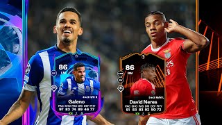 No los des en SBCREVIEW Galeno UCL RTTF David Neres RTTF Europa league EA SPORTS FC 24 UT [upl. by Esirahc]